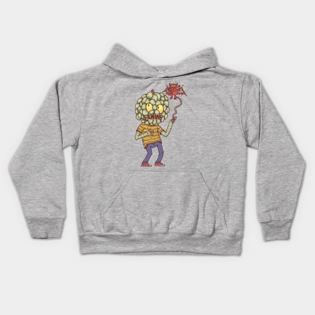 Sugar-apple Man Kids Hoodie by hex